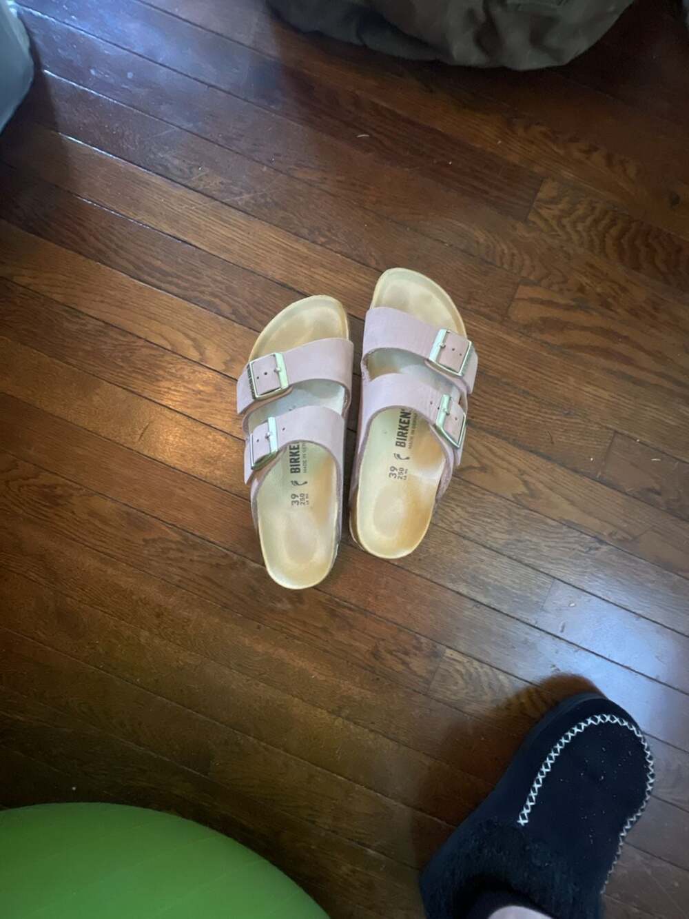 Birkenstock Arizona Suede Leather Sandals in Lavender / Purple